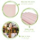 image 2 of Nicola Spring Cotton Fabric Placemats - Baby Pink - Pack of 6 Pink