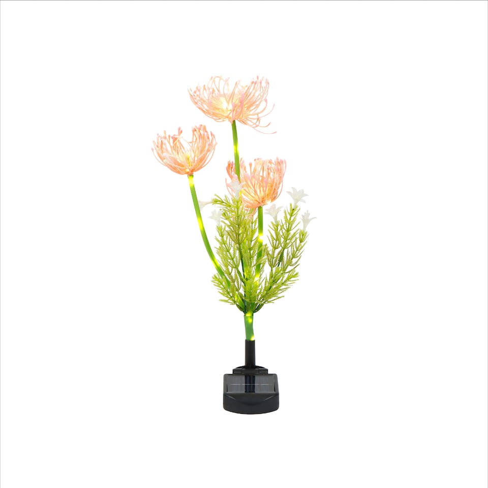 image 1 of Gardenwize Spider Lily Solar Stake Lights with 30 warm LED's