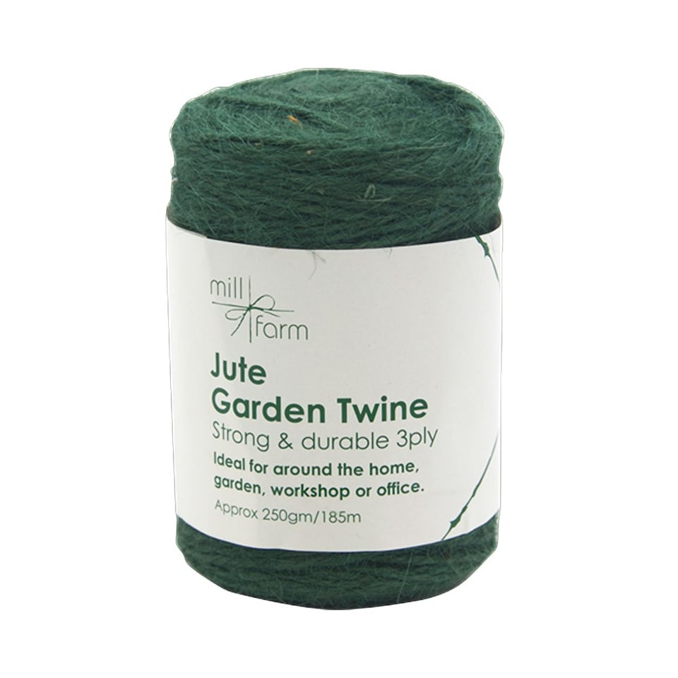 Mill Farm Green Jute Twine Spool Large 250g/ 185m - One Colour - One Size