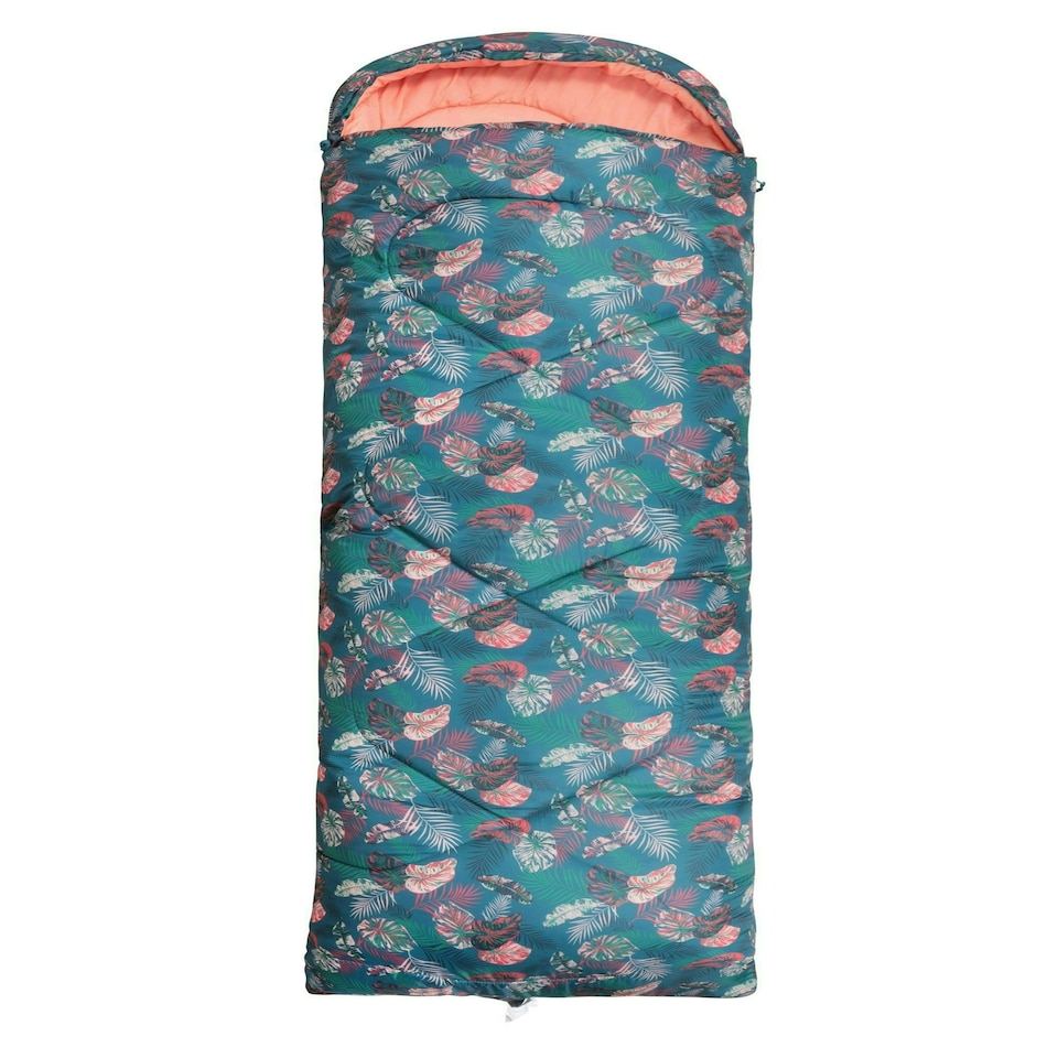 image 1 of Mountain Warehouse Apex 250 Square Sleeping Bag with Carry Bag Two Way Zip Bed Multi