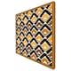 image 4 of Repeated triangles geometric background (Picture Frame) Brown | M