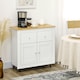 image 2 of HOMCOM Sideboard Storage Cabinet Freestanding Kitchen Cupboard with Drawers