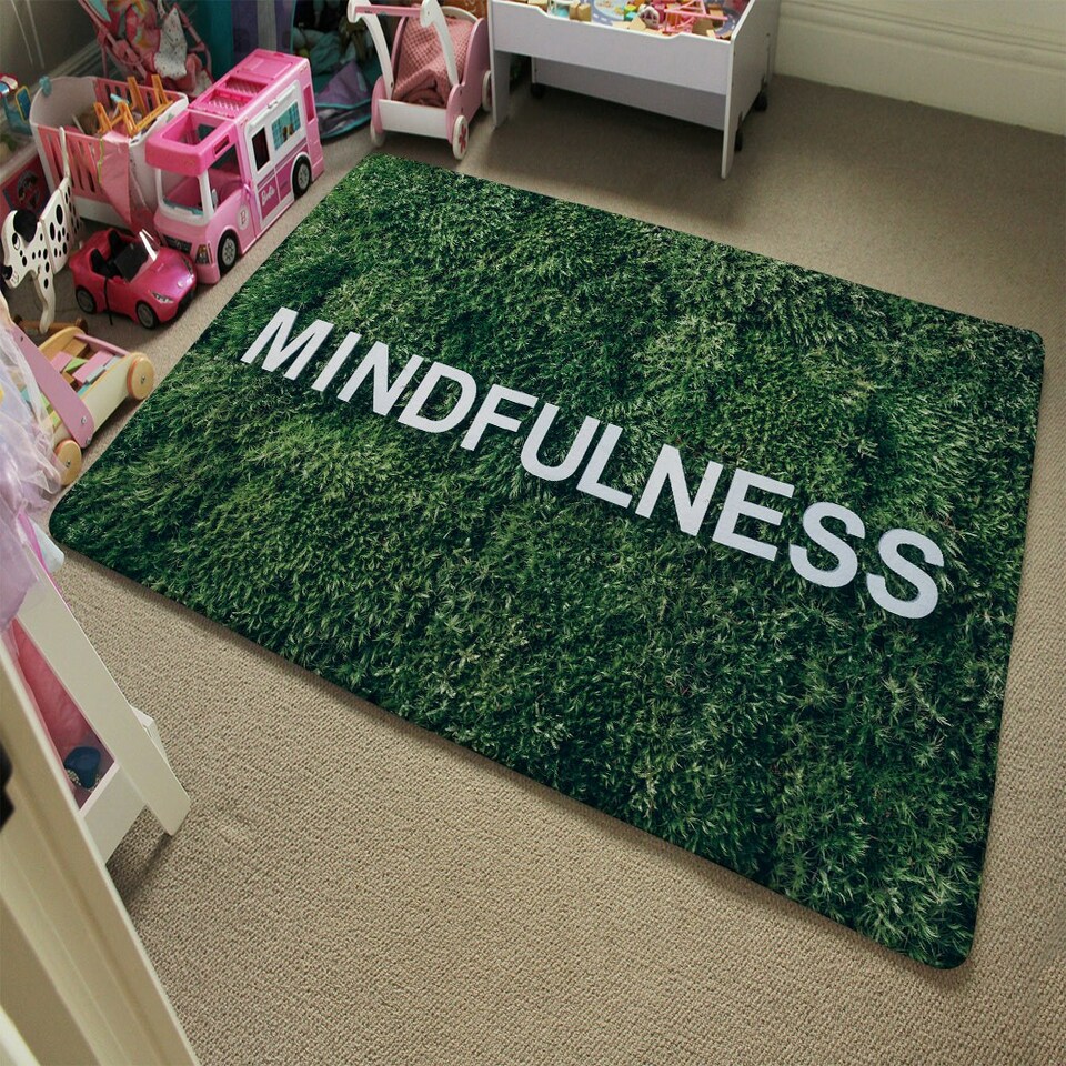 image 1 of Wellness Mindfulness (Rug) Green | M