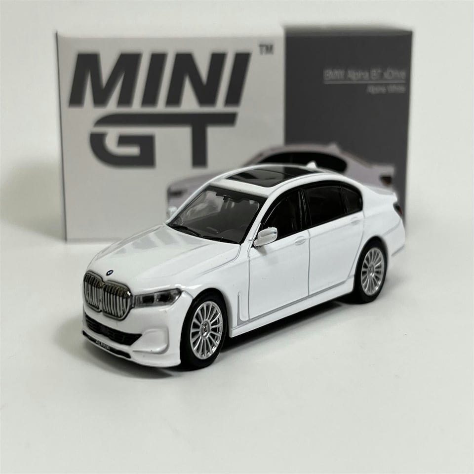 image 1 of BMW Alpina B7 xDrive Alpine White LHD 1:64 Mini GT MGT00557L