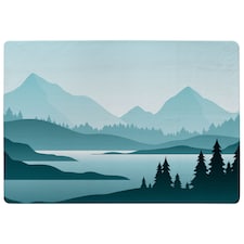 Abstract Mountain Landscape Designer Rug | Multi