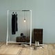 image 4 of Brent Clothes Rack in White
