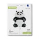 image 3 of Panda Black & White Giant Foil Helium Balloon 69cm / 27 in