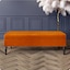 Burnt Orange Plush Velvet