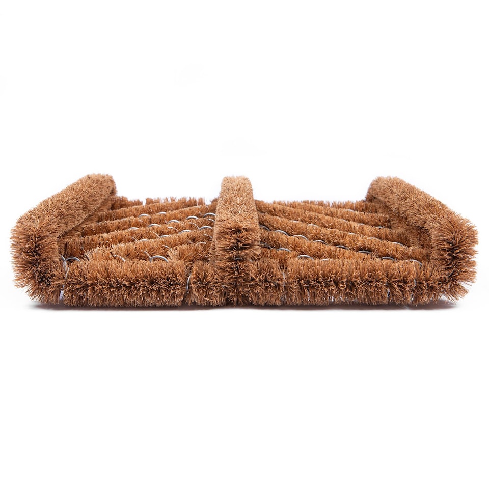 image 1 of Nicola Spring Natural Coir Scraper Door Mat - 35cm x 30cm