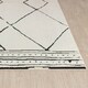 image 5 of LIVABLISS Freud-Modern High Pile Rug 200 x 275 cm | Ivory Black