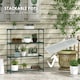 image 6 of Outsunny Plant Stand, 4-Tier Planter Holder Flower Display Rack, Dark Green Green