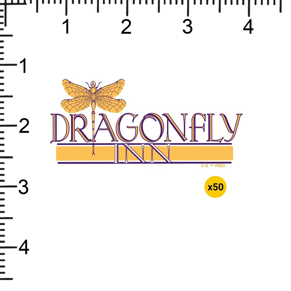 image 1 of Gilmore Girls Dragonfly Inn Stickers (Pack of 100) - Multicoloured - One Size