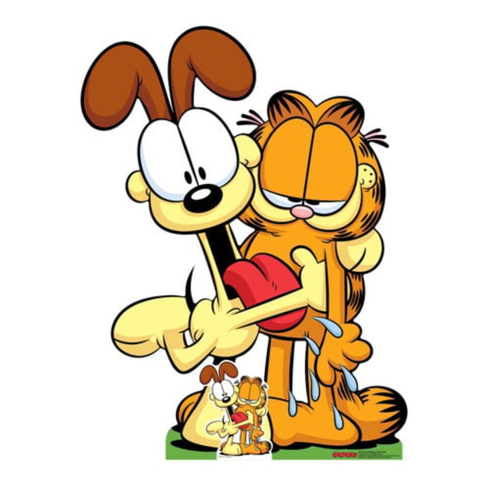 image 1 of Garfield and Odie Lifesize Cardboard Cutout 126cm