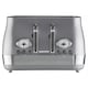 image 7 of Daewoo Denver Retro Kettle and Toaster Set 1.5L 3000W & 4-Slice Grey | Smoked Grey | 4-slice