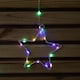 image 10 of 1.2m Multi Colour LED Star Curtain Lights Christmas Decorations