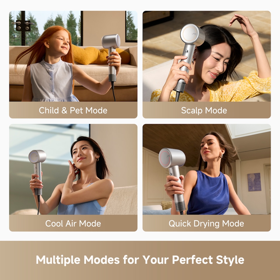 image 1 of MOVA Shine 10 Hair Dryer - Silver