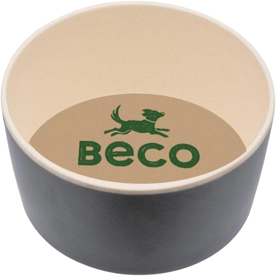 Beco Food and Water Bowl Grey Large Grey