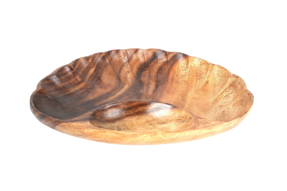image 1 of Kora Acacia Chip and Dip Serving Dish