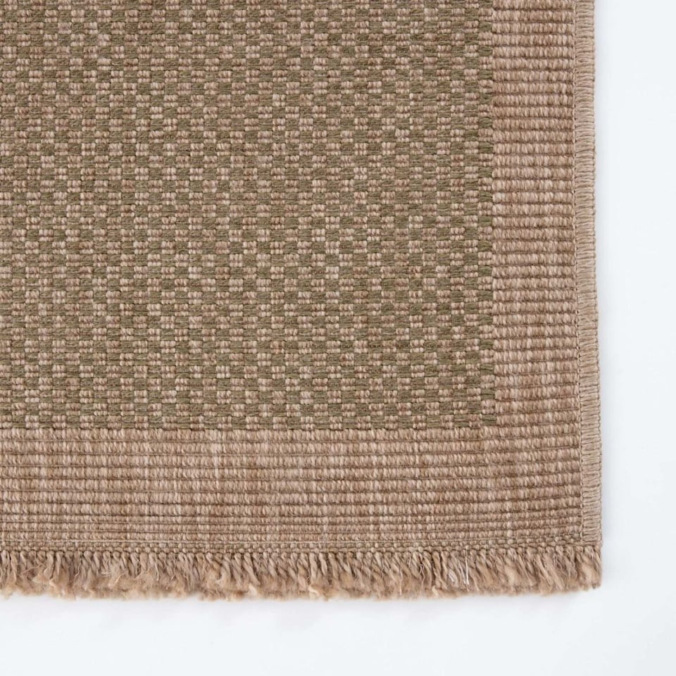 image 1 of The Rugs Nature Collection Square Dots Design Outdoor Rugs Garden Patio | 5200