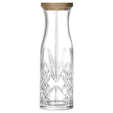 RCR Crystal Melodia Glass Carafe with Cork Lid - 1L