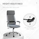 image 3 of Vinsetto Office Chair Mesh High Back Swivel Task Home Desk Chair w/ Arm, Grey