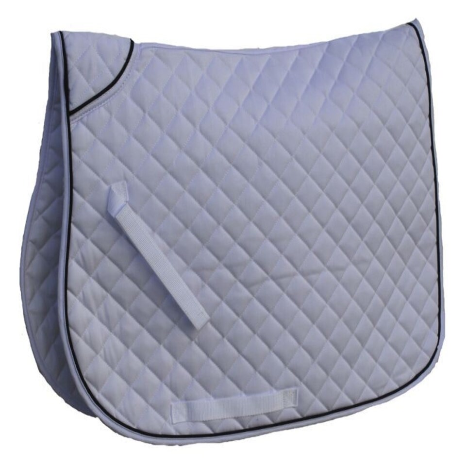 image 1 of Rhinegold Twin Bound Saddle Cloth Red | Size: Cob
Colour: Red