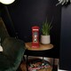 image 4 of 27cm LED Christmas Glitter Water Spinner Red Telephone Box with Speaking Nutcracker Scene