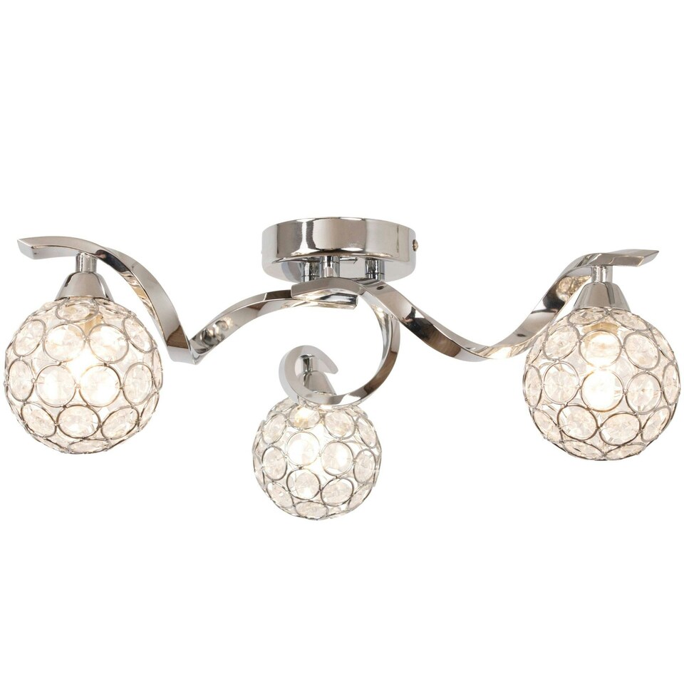 image 1 of Zana 3 Light Semi Flush Ceiling Light