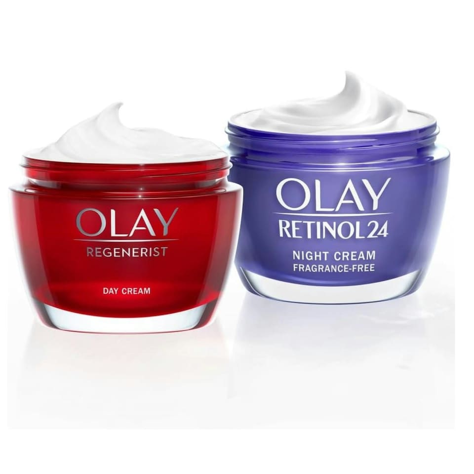 image 1 of Olay Regenerist Day Cream and Retinol 24 Night Cream Skin Care Sets, 50ml