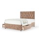 image 1 of Signature Platinum 2000 Pocket Sprung Mink Chenille 2 Drawer Divan Set And Lona Headboard Super King