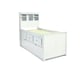 image 1 of Veera White Guest Bed With Drawers No Trundle And Theo Pocket Sprung Mattress