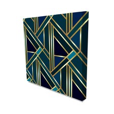 Golden Art Deco (Canvas Print) 101 x 101 x 4cm
