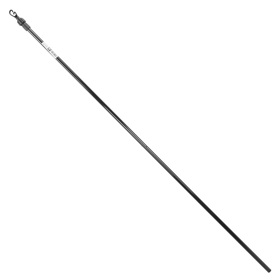 image 1 of KCT 2.4m Extendable Washing Line Prop Pole – 2 Pack Black