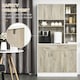 image 6 of HOMCOM Kitchen Buffet w/ Hutch Multi Storage Cupboard Cabinet Server Sideboard