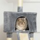 image 9 of PawHut Kitten Tower Corner Cat Tree w/Scratching Post House Ladder Toy Grey