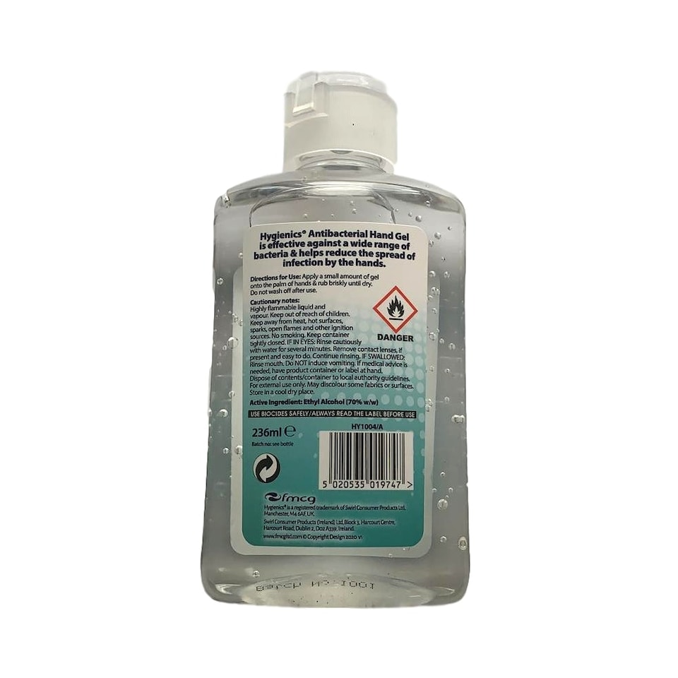 image 1 of Anti Bacterial Hand Gel 236ml