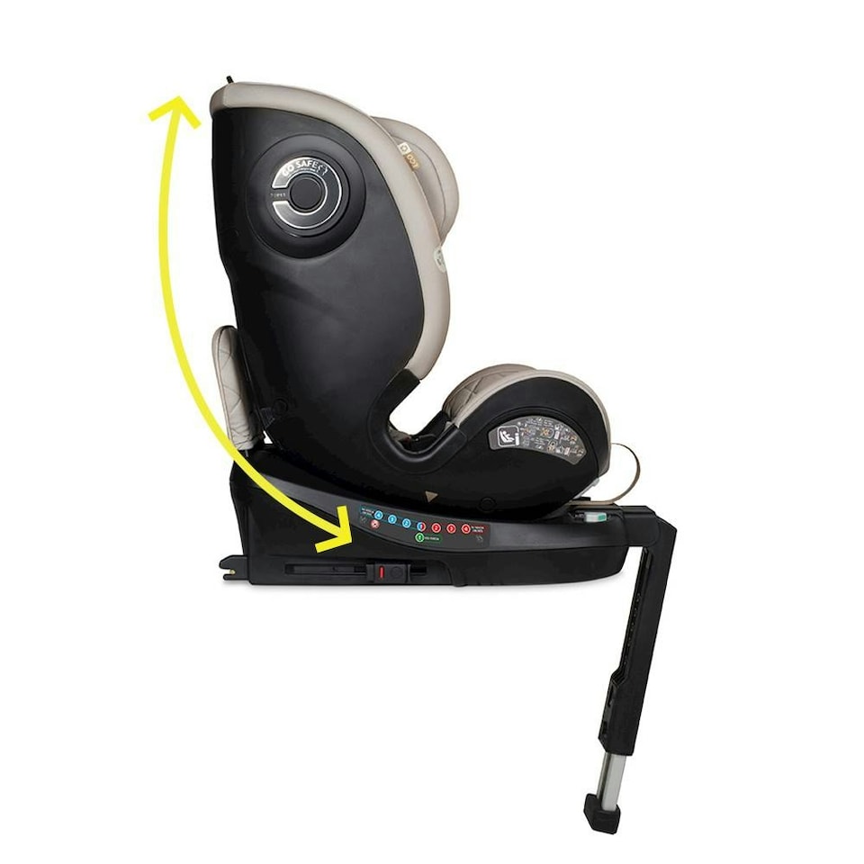 image 1 of Cosatto All in All Ultra iSize Car Seat - 360 Rotate Spin All Stage 0-36kg/0-12 Years (Whisper)