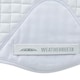 image 2 of Weatherbeeta Prime Jump Shaped Saddle Pad - White - Pony
