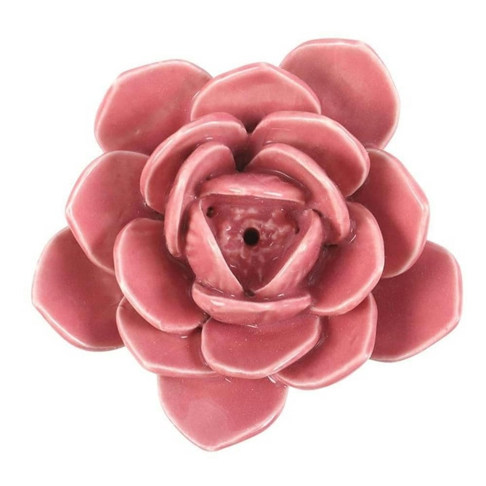image 1 of Something Different Pond Dipping Water Lily Incense Stick Holder - Pink - One Size