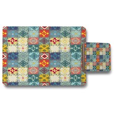 Tribal art boho (Placemat & Coaster Set)