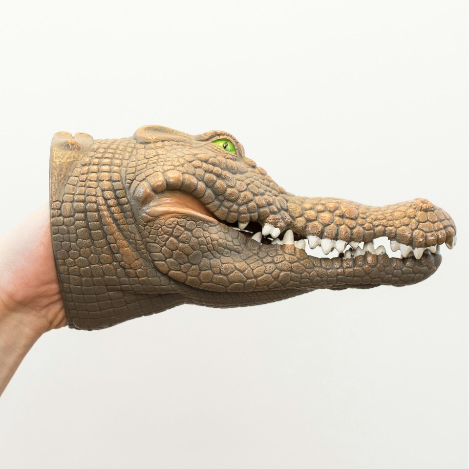 Wild Thingz Crocodile Hand Puppet - Tesco Groceries