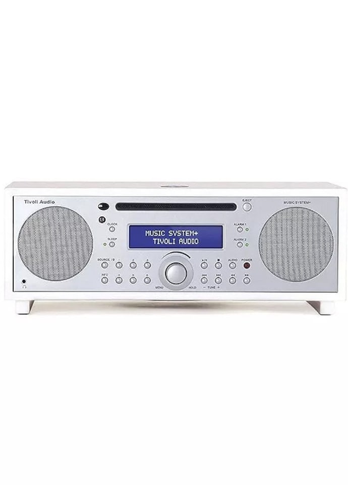 image 1 of Tivoli Audio Music System+ DAB FM Radio CD - All-in-One System White Silver
