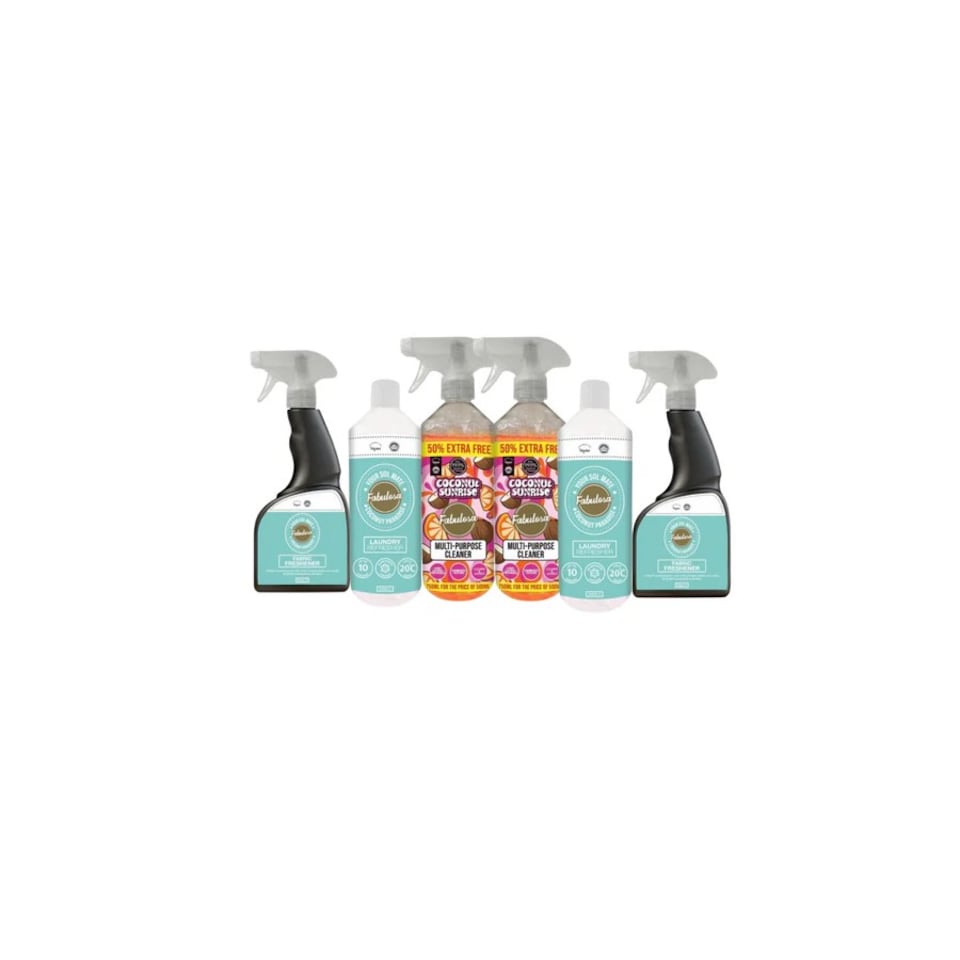 Fabulosa Your Sol Mate Coconut Paradise Cleaning Bundle 6 Piece