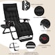 image 5 of Yaheetech 65.5 cm W Zero Gravity Recliner with foam-padded Mattress-Black | Black | Black | One Size
