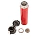 image 2 of XD Collection Lockable Recycled Stainless Steel Vacuum Insulated Flask - Red - One Size
