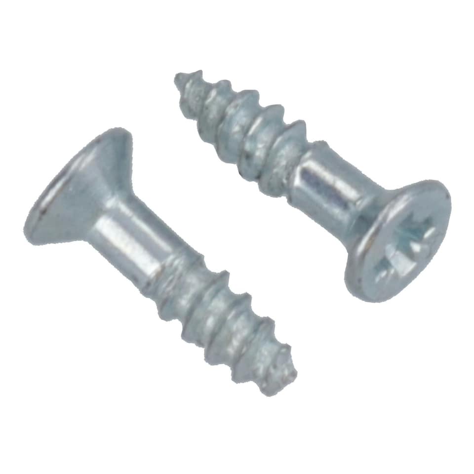 image 1 of 3mm x 12mm PZ1 Drive Countersunk Wood Chipboard Screws Fasteners 136pc