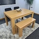 image 10 of Dining Table Set with 2 Chairs Dining Room and Kitchen table set of 2, and Benches Black
