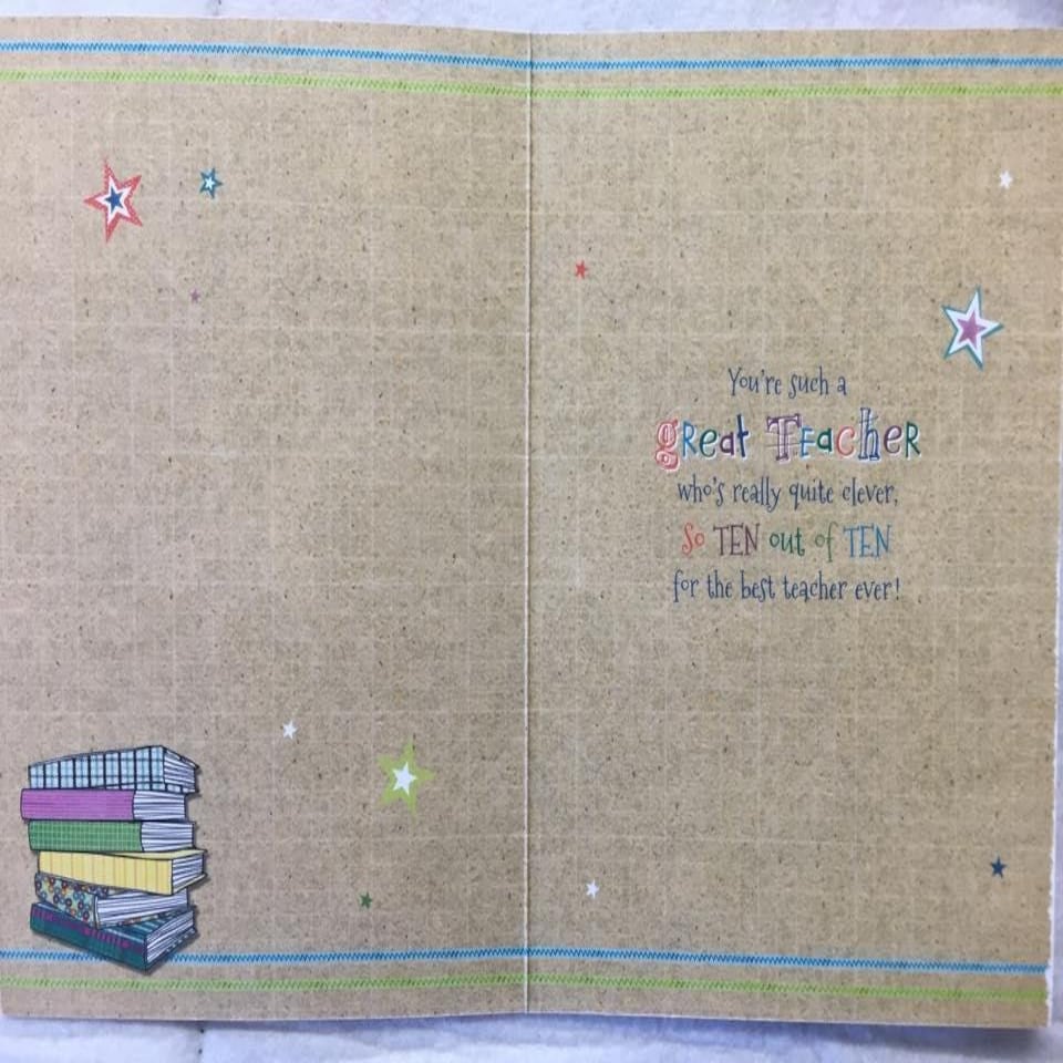 image 1 of Thank You Teacher Card