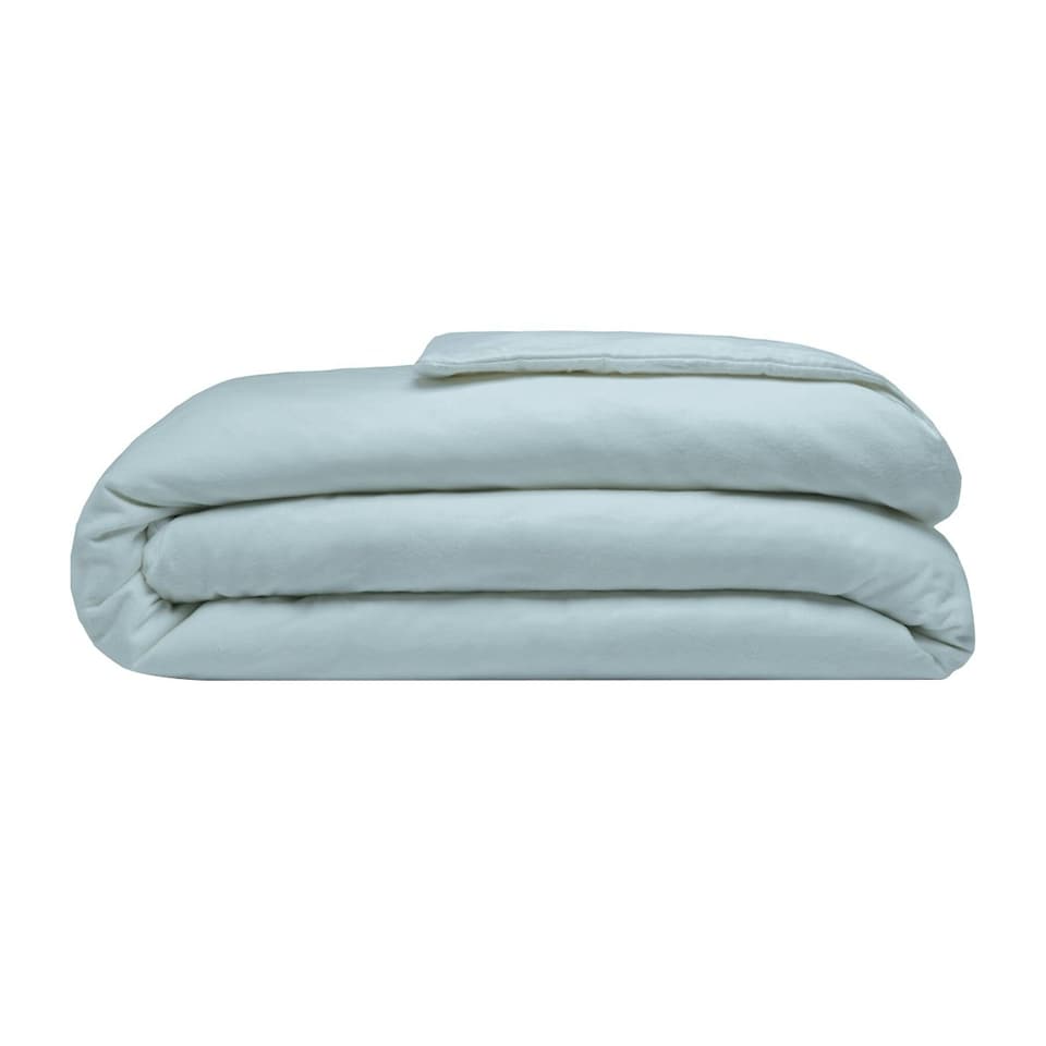 image 1 of Belledorm Brushed Cotton Duvet Cover - Blue - Single