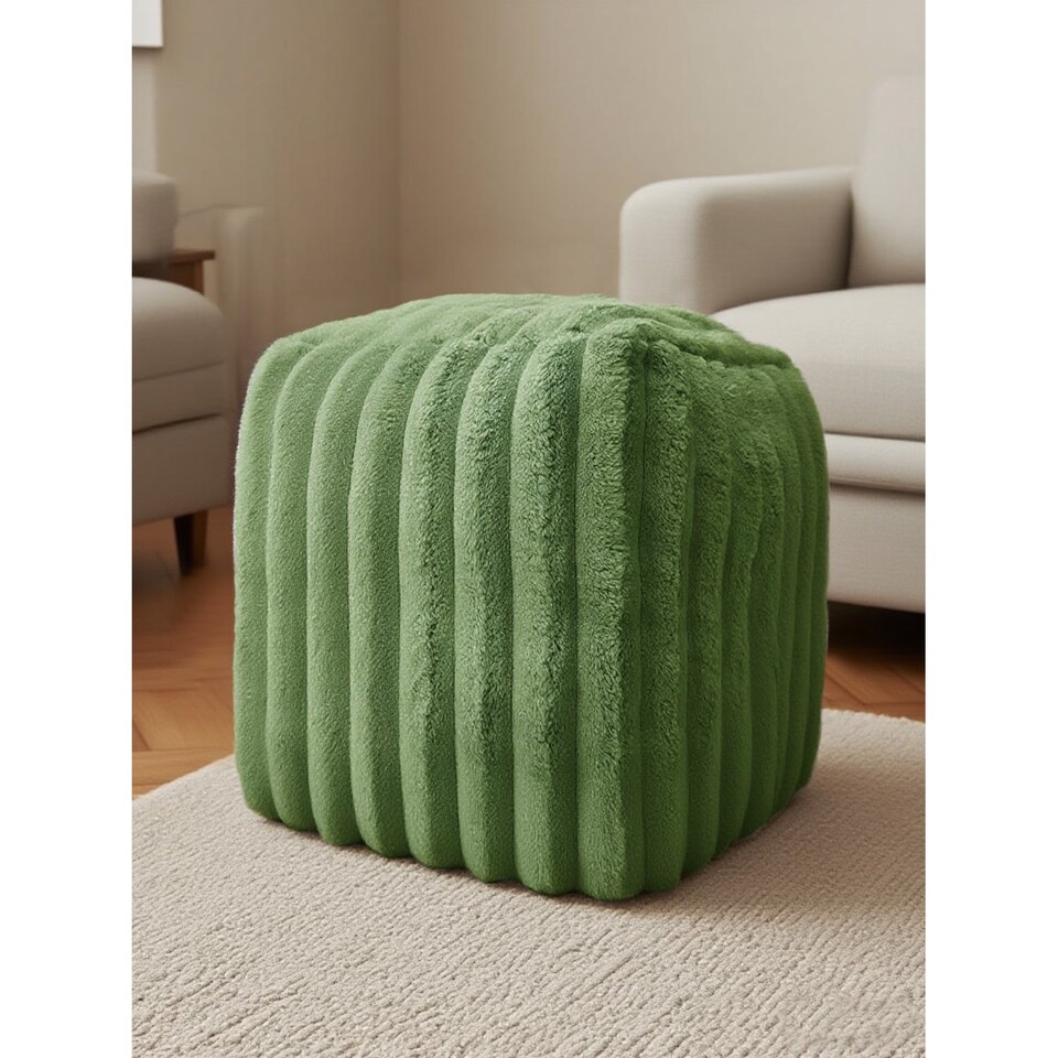 Home Republic Jumbo Cord Faux Fur Bean Bag